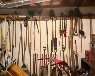 Large Lot of Garden and Landscaping Tools