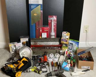 Assorted Tools and Hardware Lot