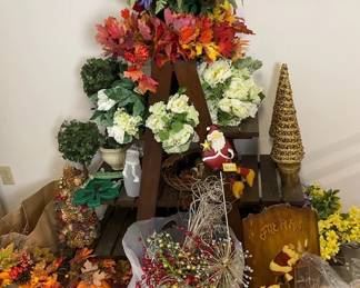 Lots of Seasonal Holiday Decor