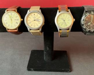 Stylish Vintage And Classic Watch Collection Set of 4