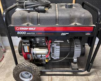 Troy-Built 8000 Watt generator with electric start! 