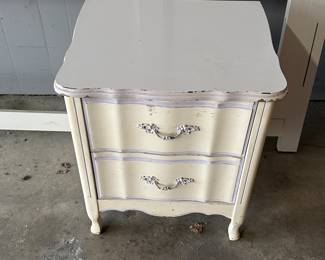 Nice white painted nightstand! 