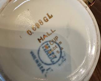 Great Vintage HALL Polka Dot Tea Pot! 