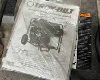 Troy-Built 8000 Watt generator with electric start! 