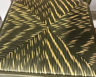 Very cool rattan seat!