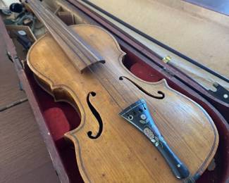 vintage violin with case