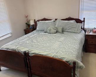 Antique twin beds/King bed