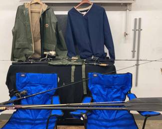 Stearns Fishing Dry Wear Camping Chairs  Poles  Paddles
