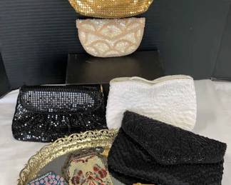 Evening Bags, Ornate Glass Tray, Heart Music Box