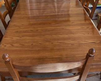 Lazy Boy Oak Dining Table And Eight Chairs