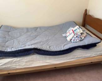 Wooden Headboard Footboard Twin