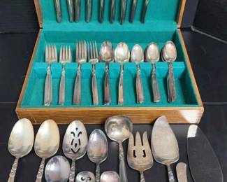 Vintage Community 1955 South Seas Silver plated Utensils and Serving Pieces