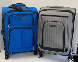 Qty Of 2 Suit Cases Perry Ellis American Trunk  Case