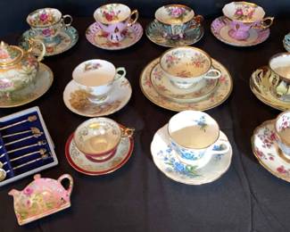 Cups And Saucers Vintage 