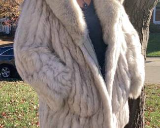 Womens Medium Fox Coat