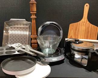 Bella Waffle Maker, Nuwave Induction Cooktop, Pizza Board More