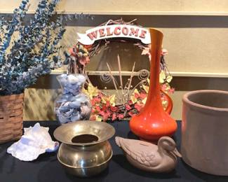 Longaberger, Frankoma, Seashells, Crock More