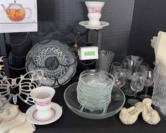 Salad Server, Metal Wine Rack,Winer Service Tray, Bach Collection Candle Sticks, More