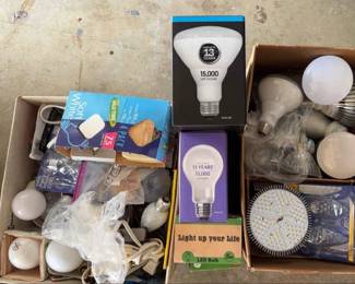 Asortment Of Lightbulbs Outlet Timers