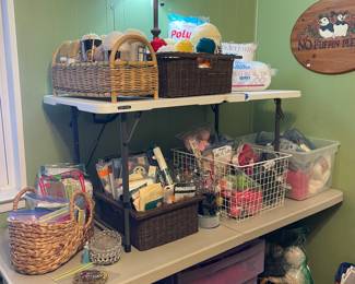 Yarn, fabric and crafting materials