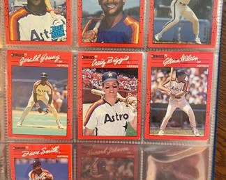 Vintage Astros, Ranger, KC Baseball cards