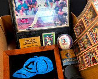 Indiands Collectibles and Monach's Hockey Pucks