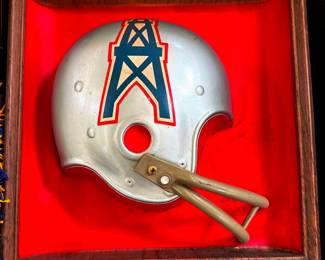 3D Houston Oilers Helmet Wall Hanger
