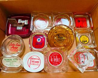 Vintage Advertising Ashtrays