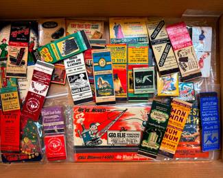Vintage Advertising Matchbook Covers, Cleveland, Pin-Ups and More