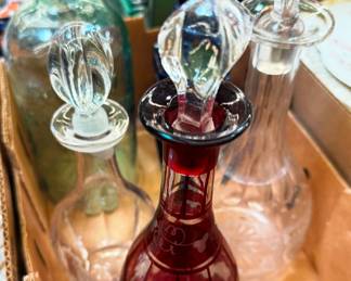 Wine Bottles and Decanters