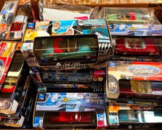Ford and Buick Die Cast Cars