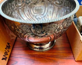 Silver Plate Punch Bowl
