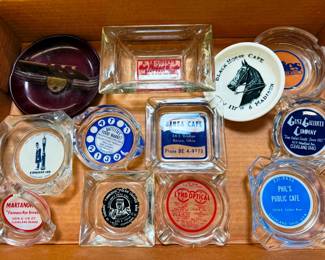Vintage Advertising Ashtrays