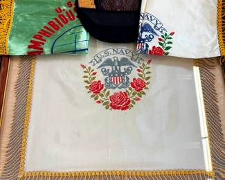 U.S. Navy Pillow Covers and Memeorabilia