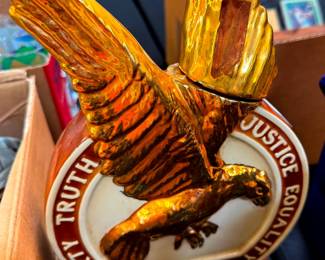 F.O.E. Fraternal Order of The Eagles Rare Whiskey Decanter