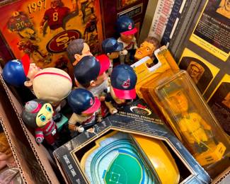 Bobble Heads and Sports Memorabilia