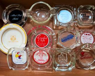 Vintage Advertising Ashtrays
