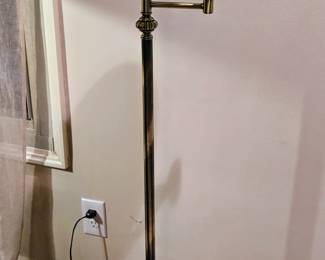 Vintage Brass Floor Lamp