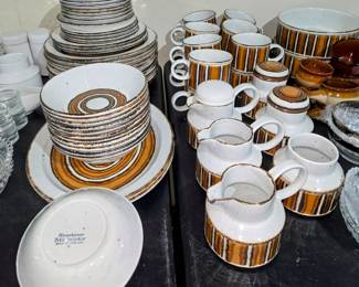 Several Collectable Glass Items to include Plates, Glasses, Vases, Bowls, Cream & Sugar, Pitchers, Platters, Etc.