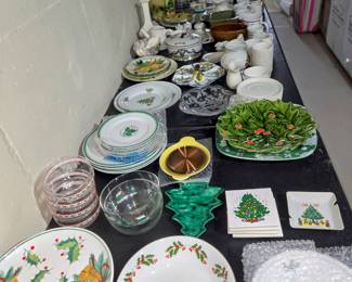 Several Collectable Glass Items to include Plates, Glasses, Vases, Bowls, Cream & Sugar, Pitchers, Platters, Etc.