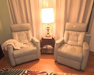 Electric Reclining Lounging Chairs (2)