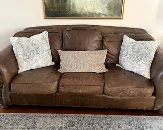 Leather sofa