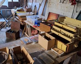 fishing boxes and lures