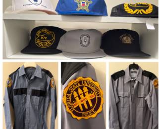 Vintage law enforcement gear and clothing