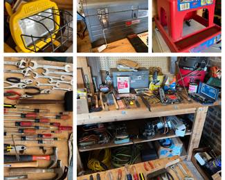 Awesome garage FULL of hand tools and ‘man stuff’.