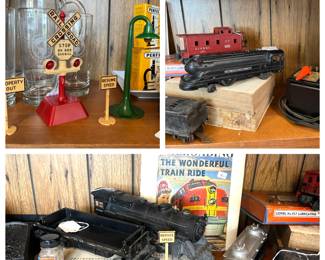 Excellent condition Lionel train cars and accessories. Series “0”.