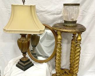Accent Table With Decor