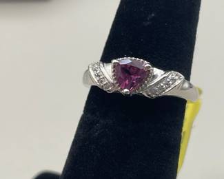 Wine Garnet Tanzanian Ring