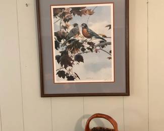 Springtime And Robins Print