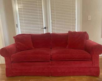 Henredon Red Sofa